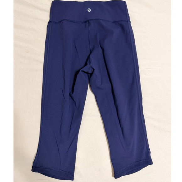 Lululemon Crop Leggings Lot of 2 Size 6 Maeve & Navy - Picture 6 of 13